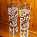Peroni pilsner beer glass 20oz CE custom pint glasses for biere