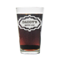 Engraved Beer Pint glass cup set beer glass
