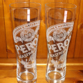 Peroni pilsner beer glass 20oz CE custom pint glasses for biere