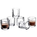 Square shot glass 70ml short wine glass cup