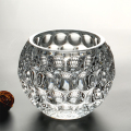Decorative clear glass candle holder crystal tealight candle holders glass